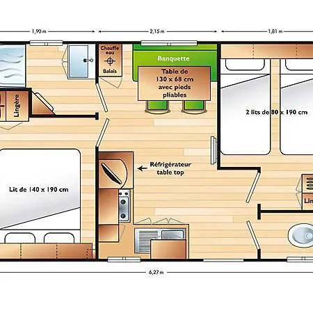 Camping La Linotte 4* Le Bugue
